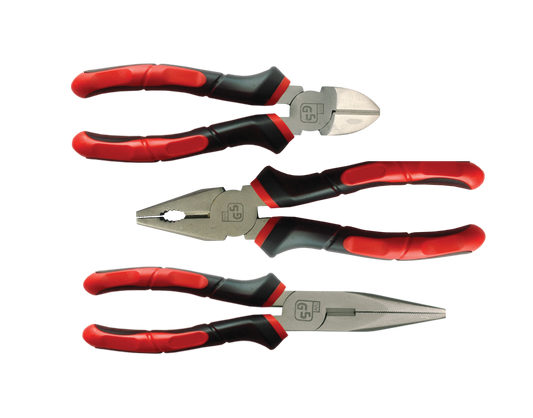 Pliers Electricians 3Pce Set 160Mm
