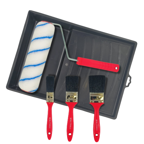 Paint Tray Roller Brush Edge Set