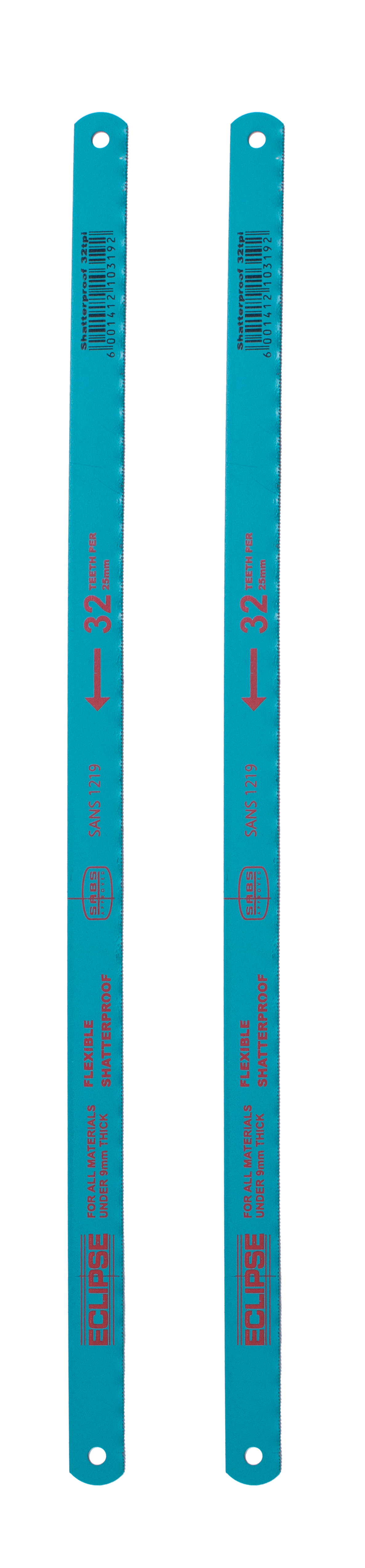 Blades 2Pce Shatterproof Hss 32T