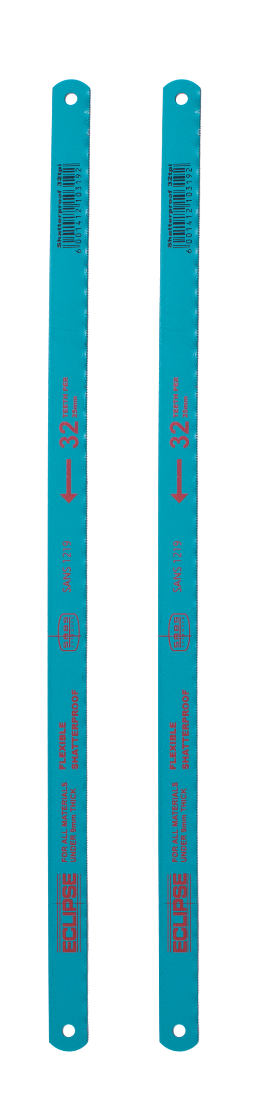 Blades 2Pce Shatterproof Hss 32T