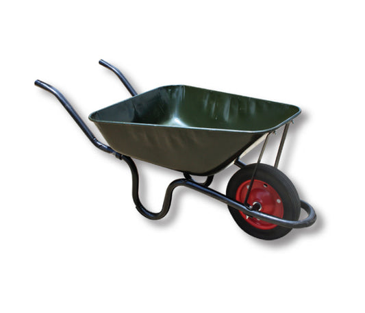 Wheel Barrow Concrete Standard Green