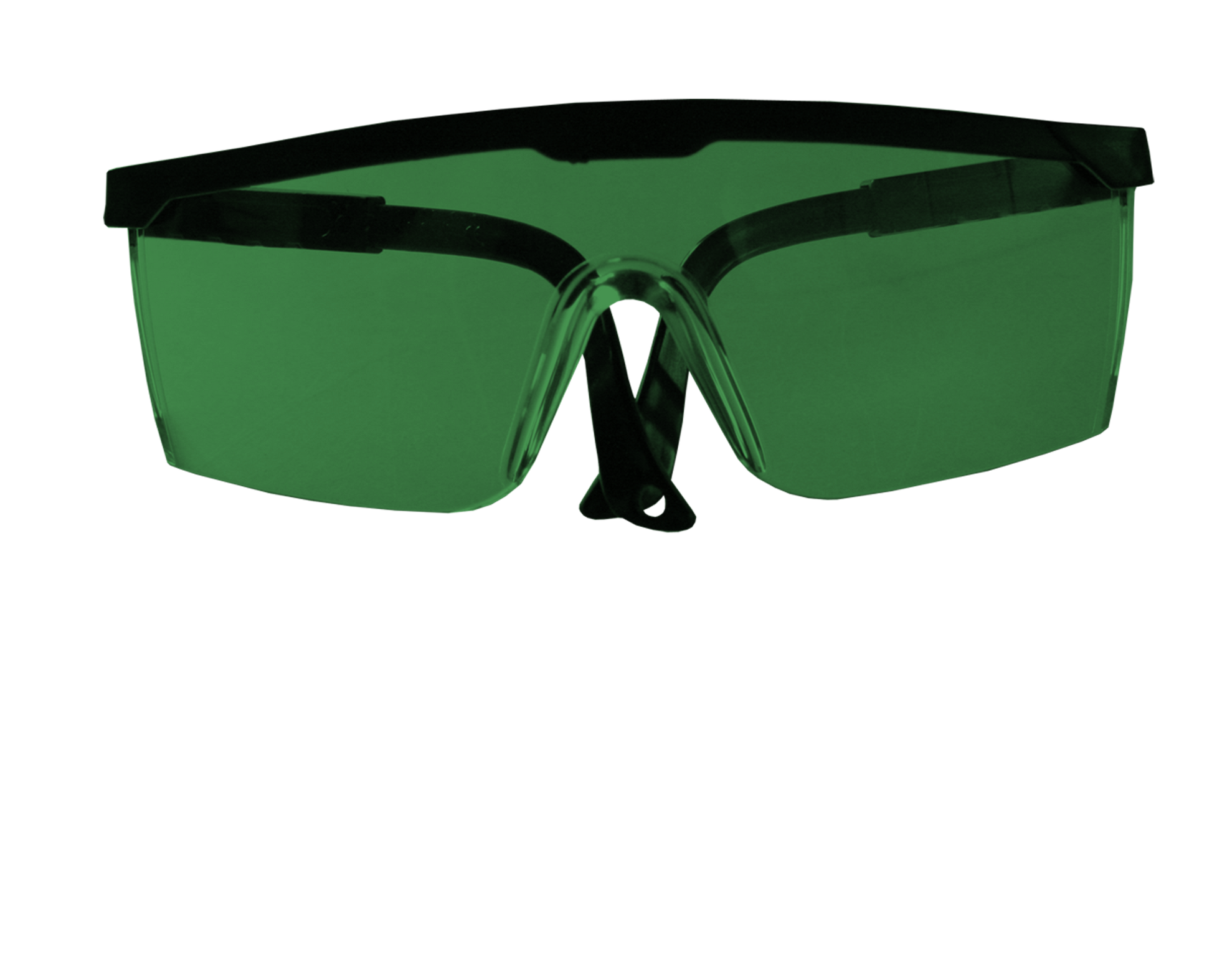 Spectacle Safety, Standard Top Frame, Green