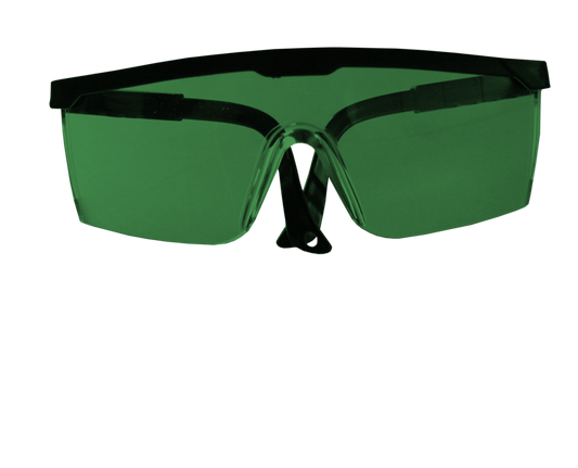 Spectacle Safety, Standard Top Frame, Green