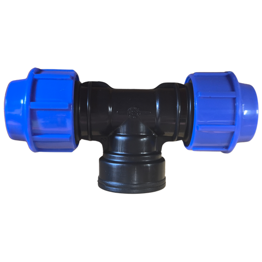 High Pressure Hdpe Tee Female 20Mm X 3/4"