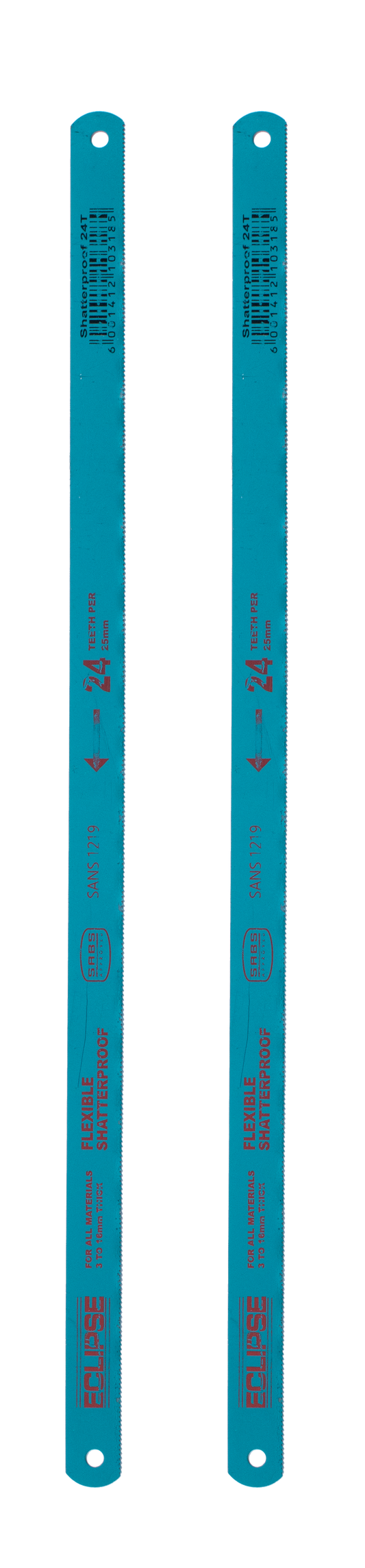 Blades 2Pce Shatterproof Hss 24T