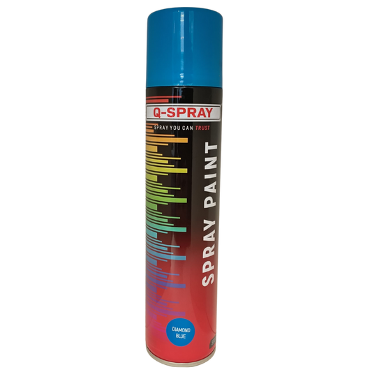 Q-Spray Paint Diamond Blue 300Ml