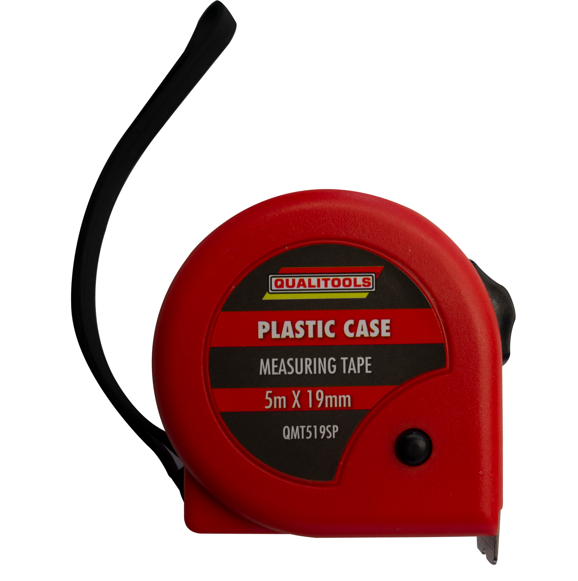 Measuring Tape Plastic Case 5M, Red/Black