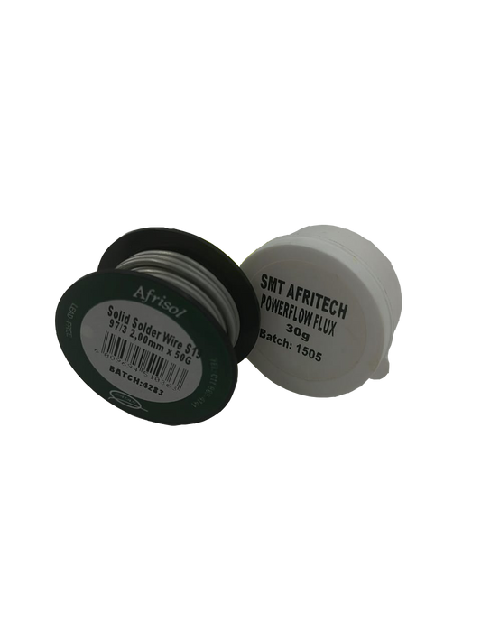 Solder Solid Wire S19 2.0Mm & Powerflow Flux 30G