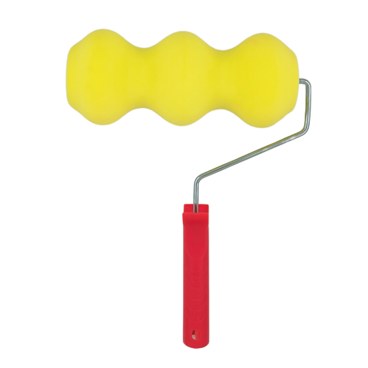 Paint Roller Sponge Corrugated With Handle 230Mm