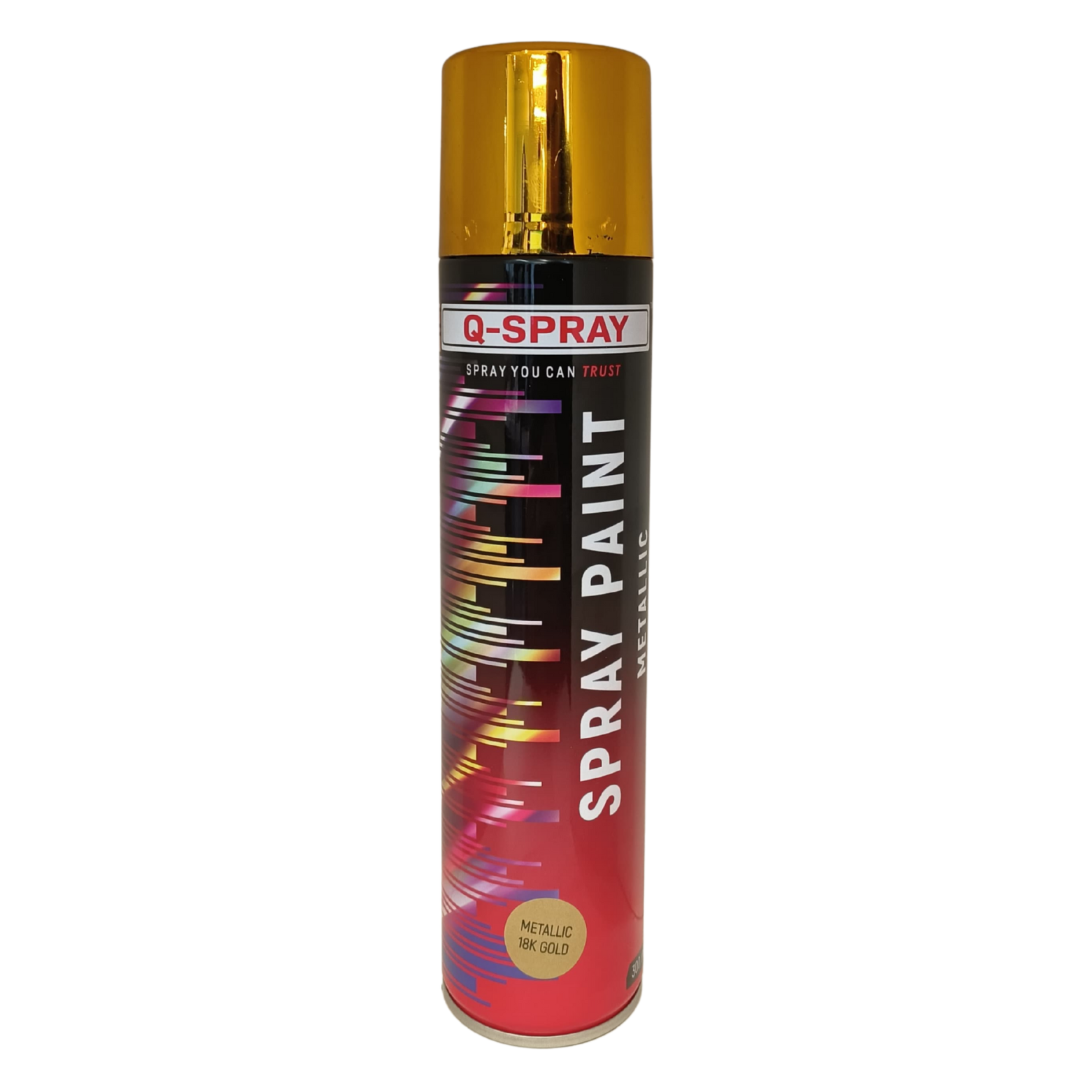 Q-Spray Paint Metallic 18K Gold 300Ml